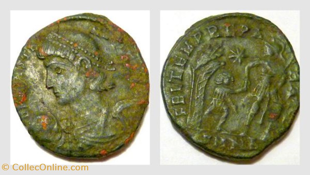CONSTANS AE Centenionalis RIC VIII 72, FELTEMP REPARATIO coin ancient b to roman republicain imperial constans ae centenionalis ric viii 72 feltemp reparatio