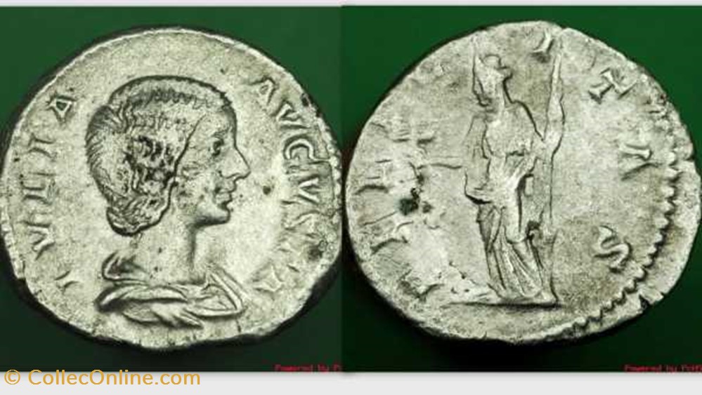 JULIA DOMNA Denarius RIC 551, Felicitas coin ancient b to roman republicain imperial julia domna denarius ric 551 felicitas