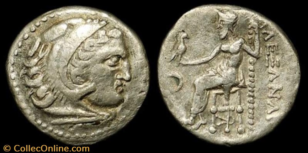 MACEDONIAN KINGDOM Coinage, Alexander III AR Drachm ancient b to greek macedonian kingdom coinage alexander iii ar drachm