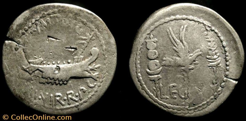 MARCUS ANTONIUS AR Denarius LEG V coin ancient b roman republicain imperial marcus antonius ar denarius leg v