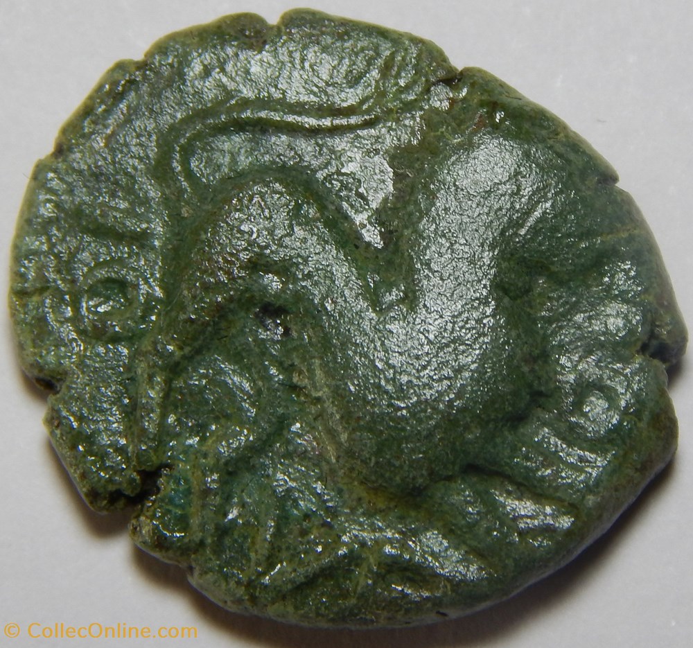 bronze VERCIO nervien monnaies antiques a celtes bronze vercio nervien