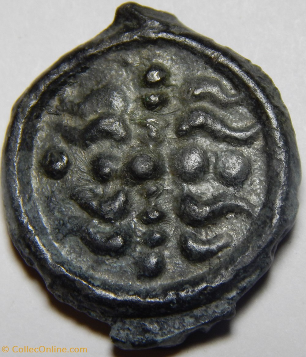 potin classe IV nervien monnaies antiques celtes potin classe iv nervien
