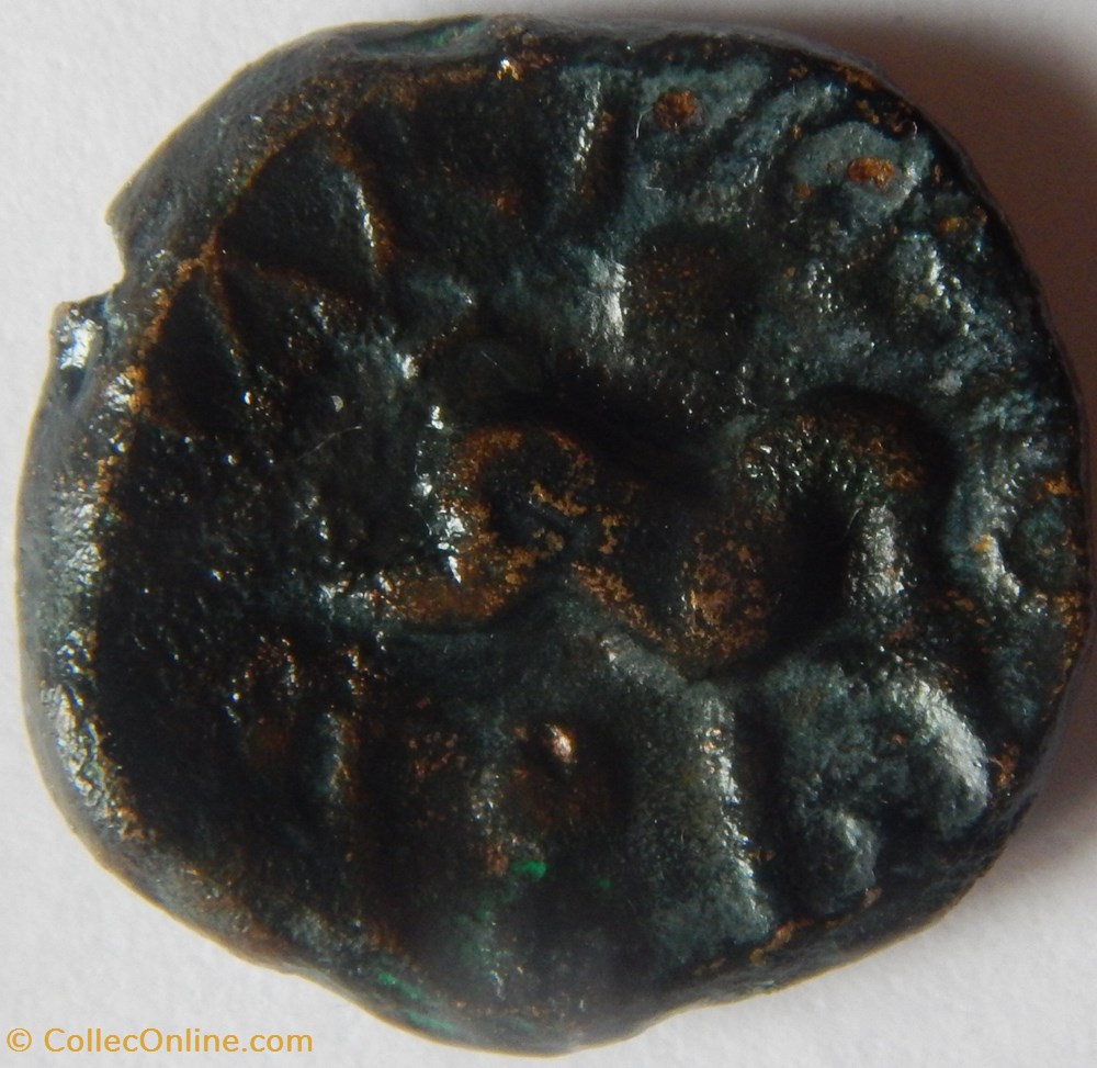 bronze vartice nervien monnaies antiques celtes bronze vartice nervien