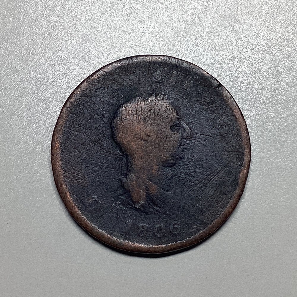 Great Britain 1806 (Monarchy, uk of Great Britain and Ireland) 2 moedas great britain 1806 monarchy uk of great britain and ireland