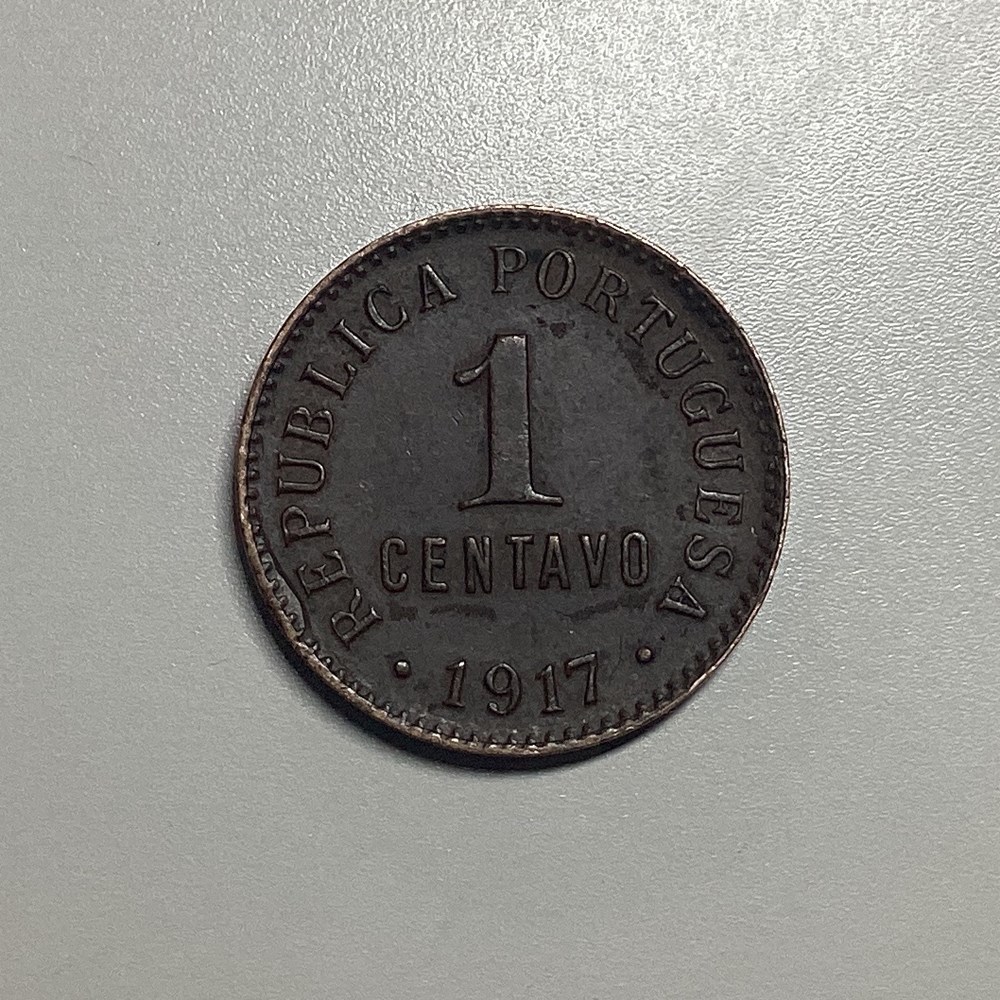 Portugal 1917 (1st Republic) 2 moedas portugal 1917 1st republic