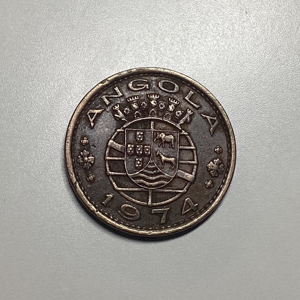 Angola 1974 (Colony) moedas angola 1974 colony