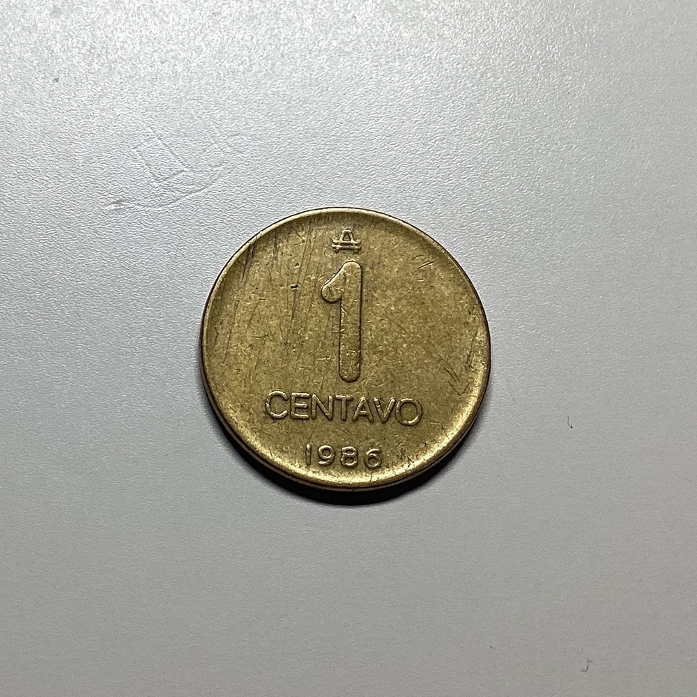 moedas argentina 1986 republic