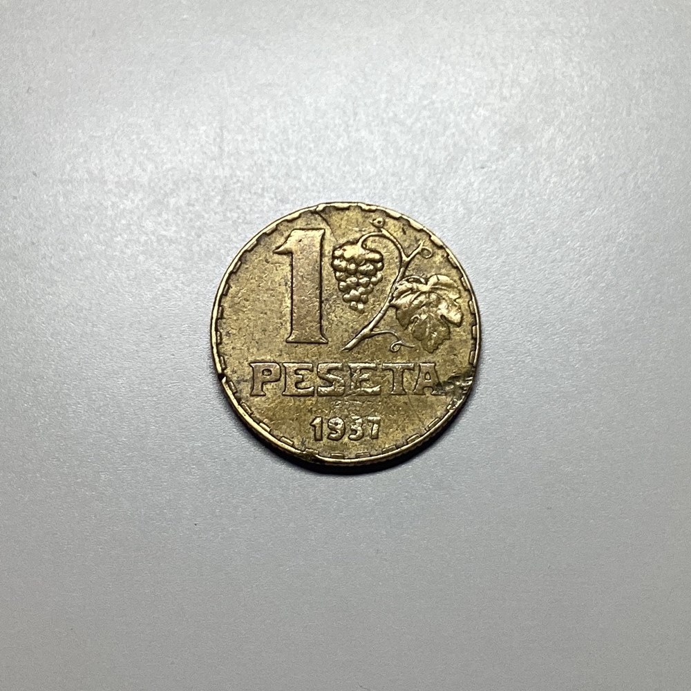 Spain 1937 (2nd Republic) moedas spain 1937 2nd republic