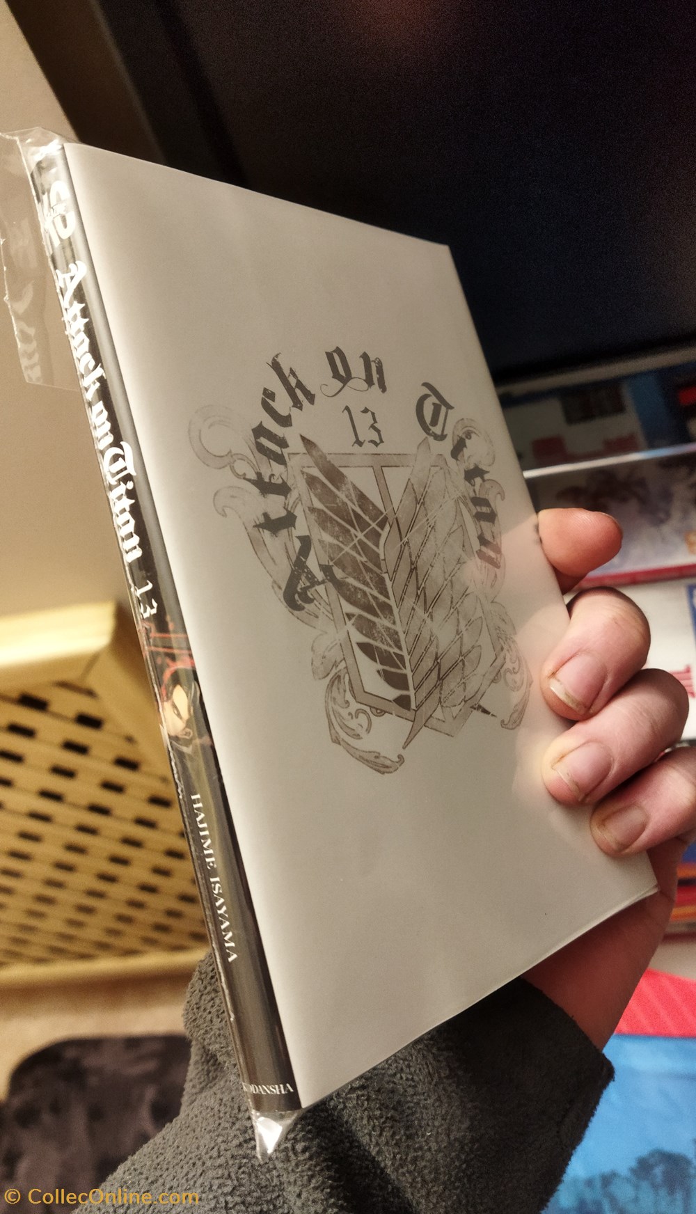 libri riviste fumetti attacco dei giganti variant white n13