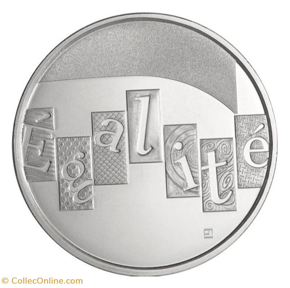 monnaie france 5 euros egalite