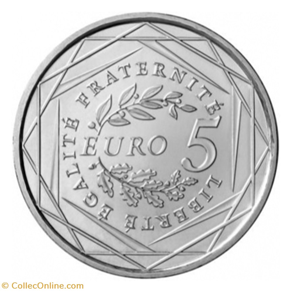 monnaie a france 5 euros semeuse