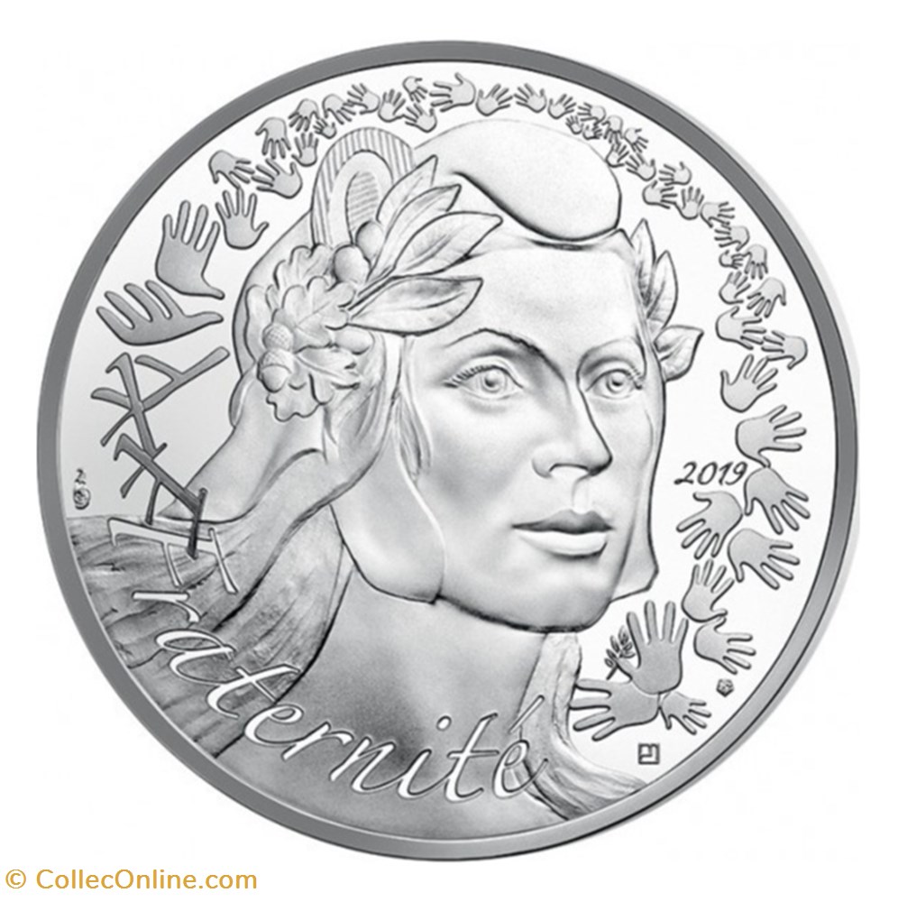 monnaie france 20 euros fraternite