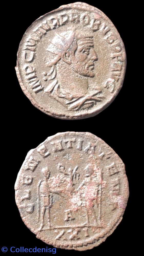 monnaie antique av jc ap romaine republicaine imperiale aurelianus de probus antioche 1ere officine