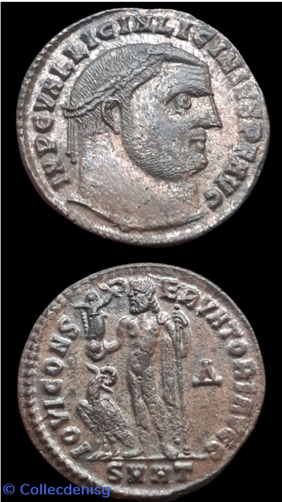 Nummus de Licinius..Héraclée... RIC:73 monnaie antique av jc ap romaine republicaine imperiale nummus de licinius heraclee ric 73