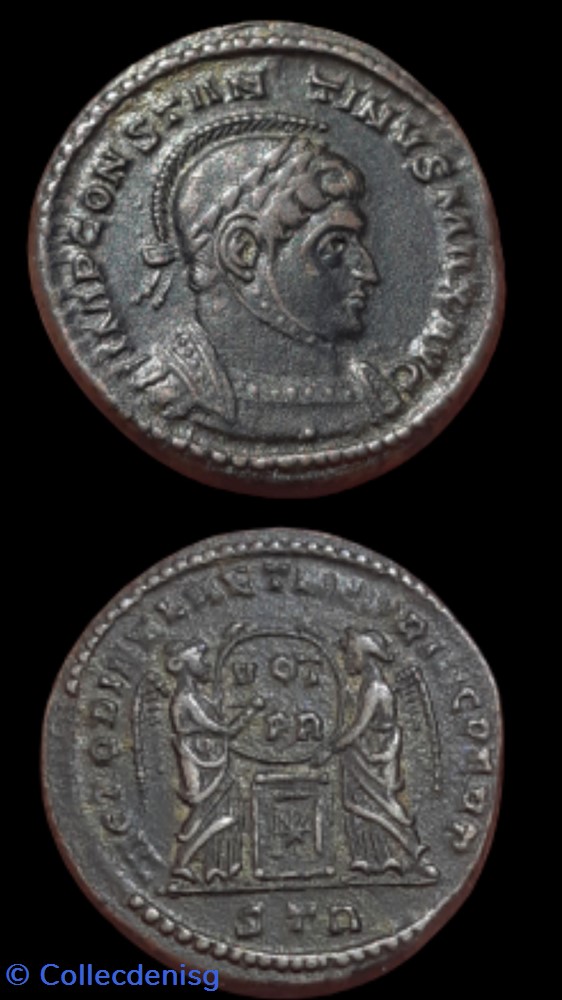 Nummus Constantin 1er monnaie antique av jc ap romaine republicaine imperiale nummus constantin 1er