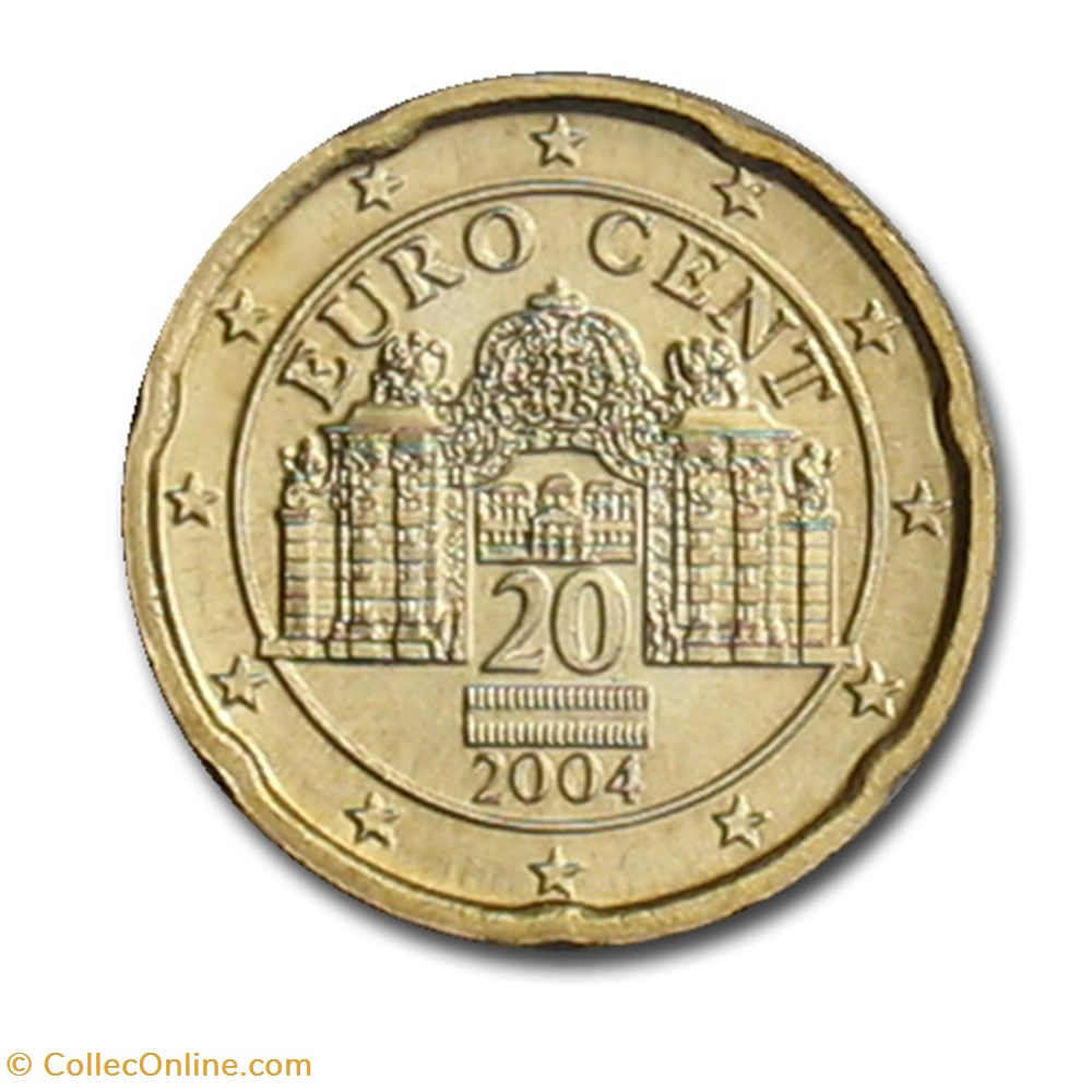 2004 - 20 cents - Autriche monnaies euros 2004 20 cents autriche