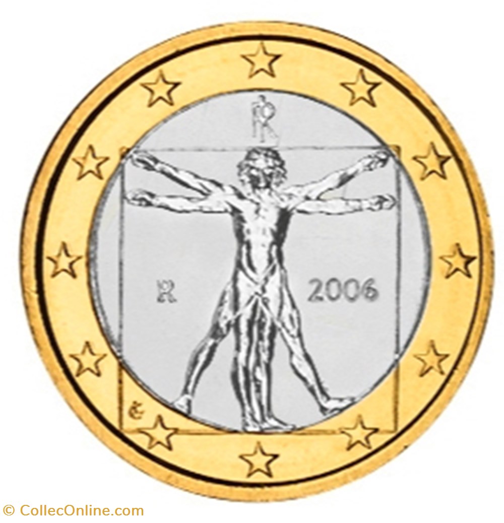 monnaies euros 2006 1 euro italie
