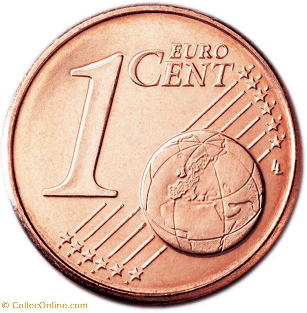 monnaies euros 2002 1 cent pays bas