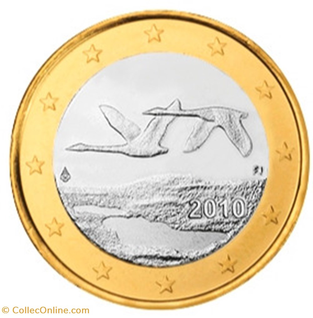 monnaies euros 2010 1 euro finlande