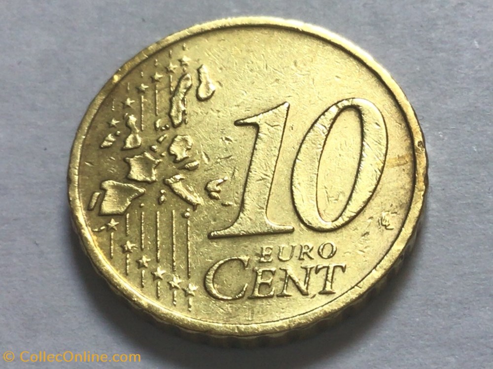 2002 - 10 cent A - Allemagne monnaies euros 2002 10 cent a allemagne