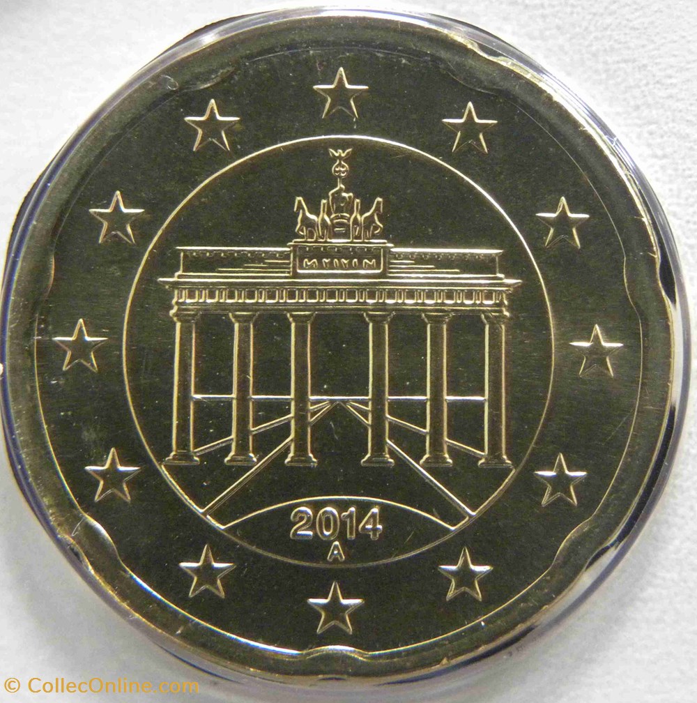 2014 - 20 cents - Allemagne monnaies euros 2014 20 cents allemagne