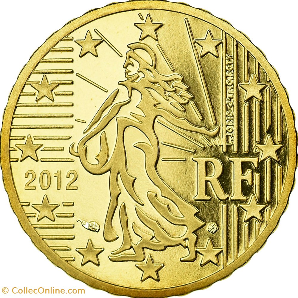2012 - 10 cent - France monnaies euros 2012 10 cent france