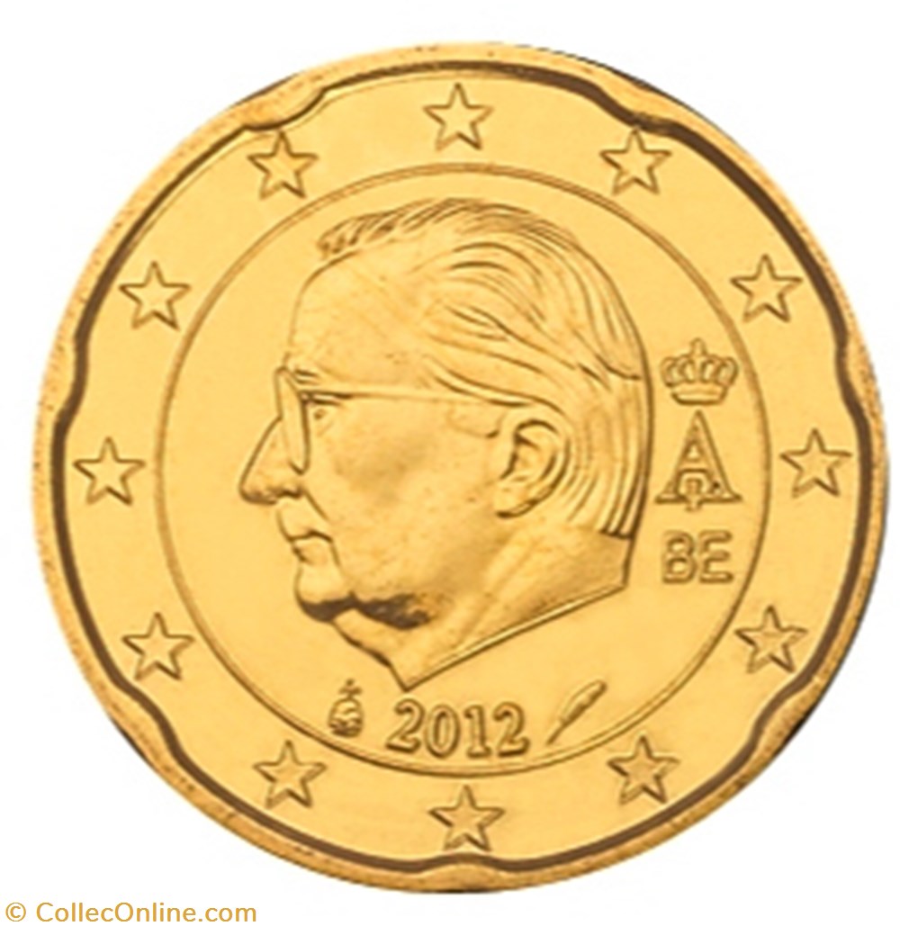 2012 - 20 cent - Belgique monnaies euros a 2012 20 cent belgique