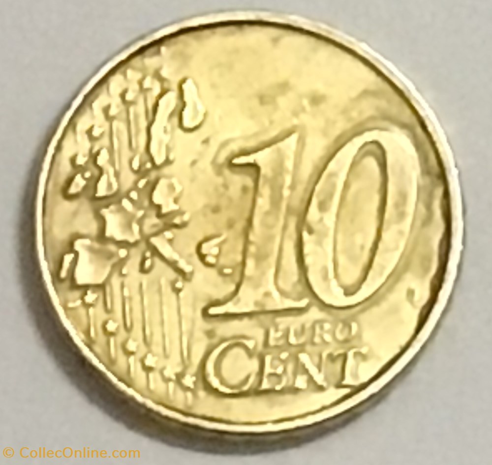 1999 - 10 cent - Belgique monnaies euros a 1999 10 cent belgique