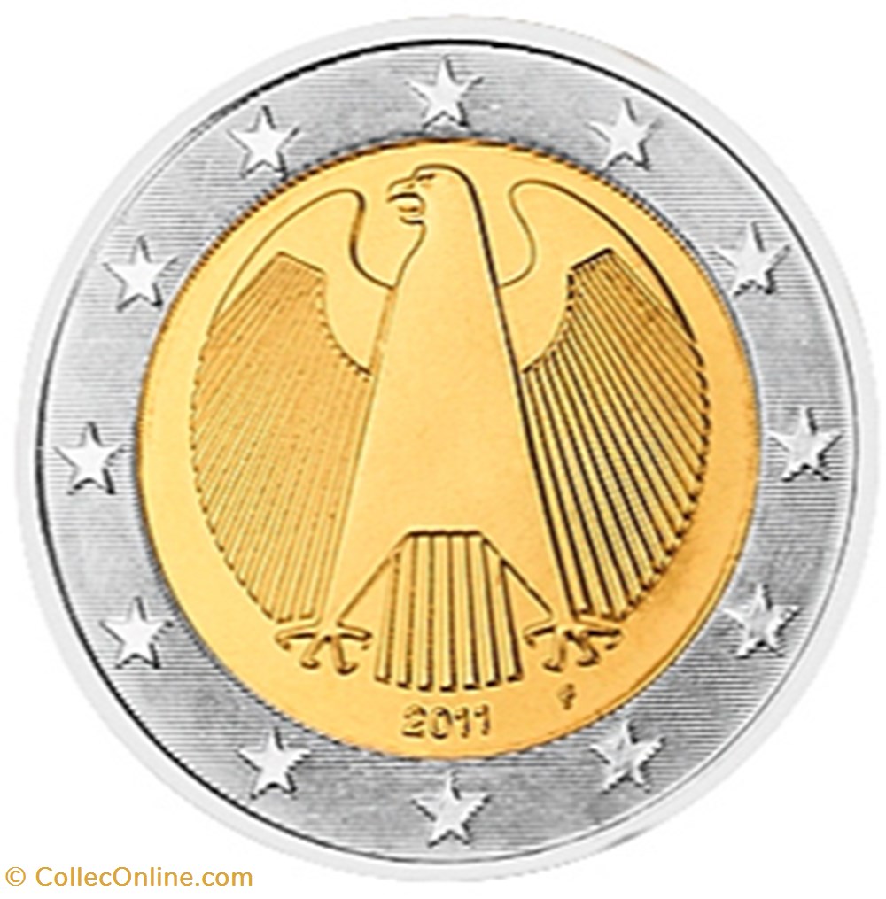 2011 - 2 euros A- Allemagne monnaies 2011 2 euros a allemagne