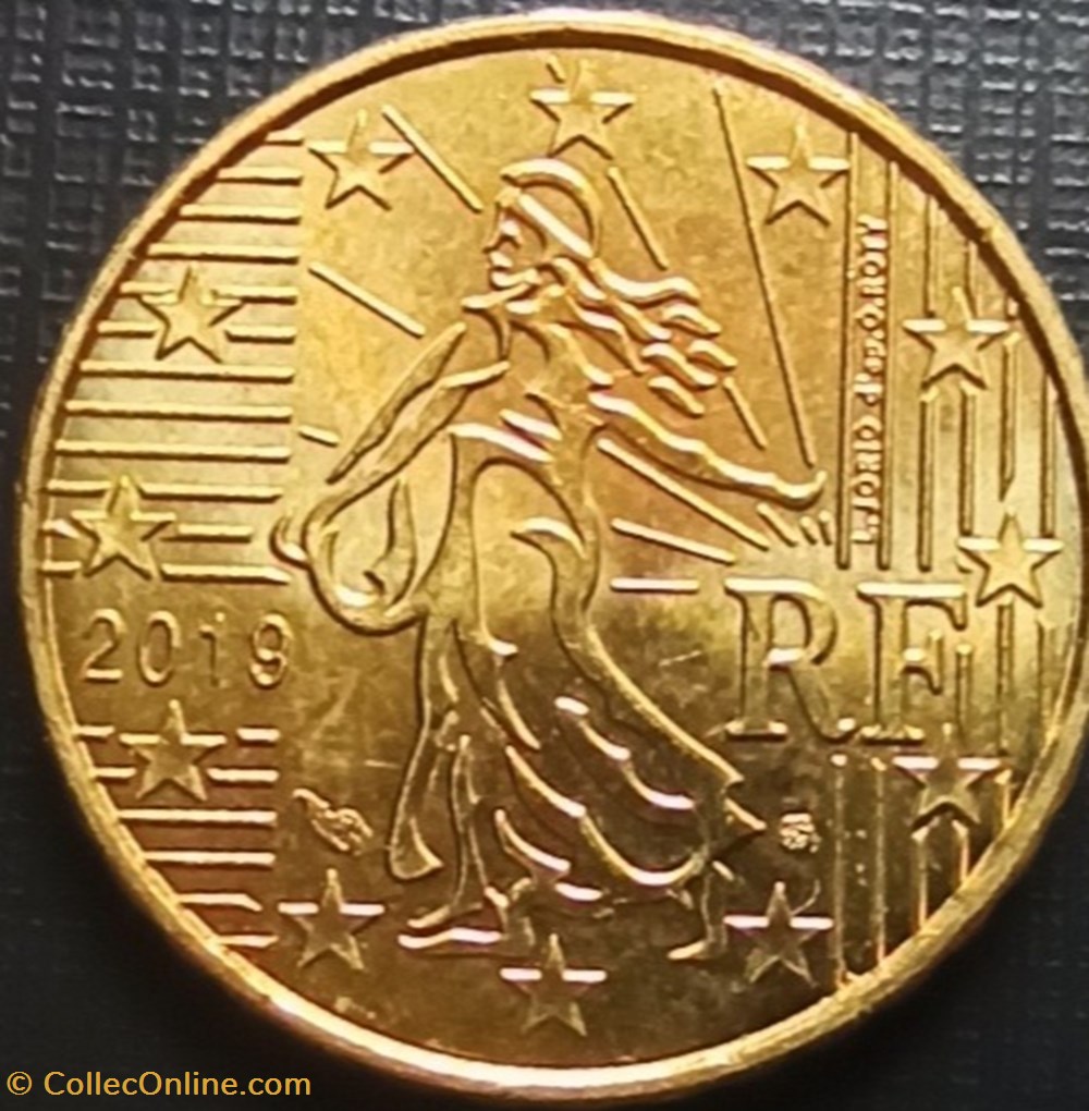 monnaies euros 2019 10 cent france