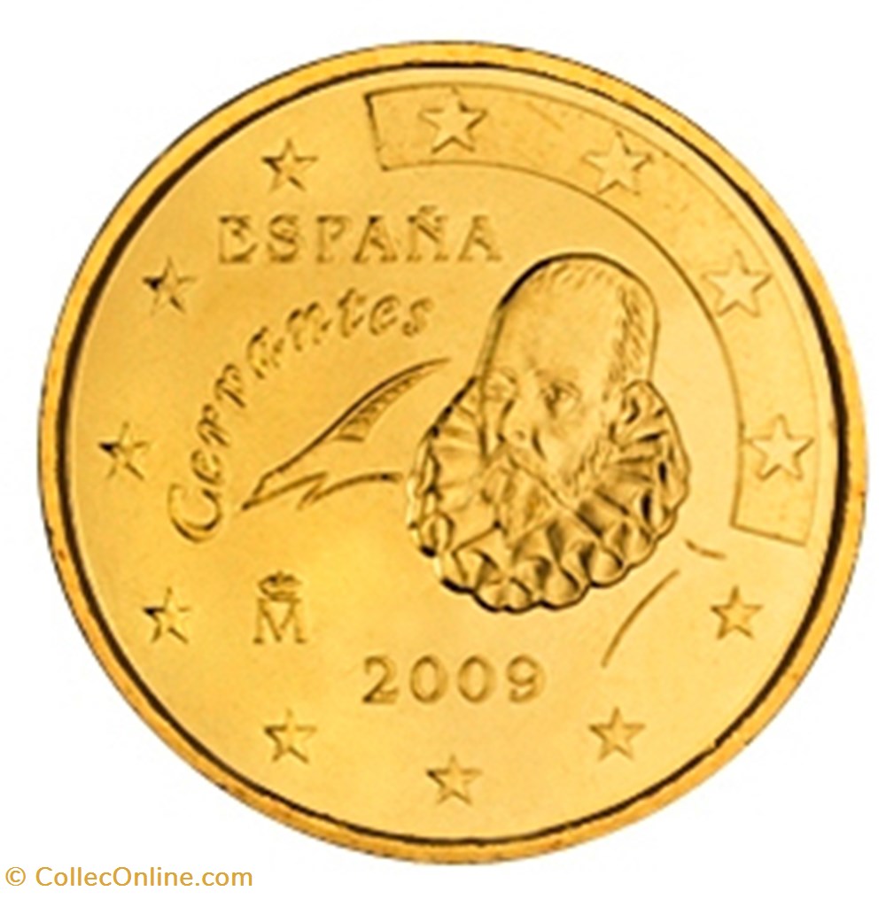 monnaies euros belgique 2009 10 cent espagne