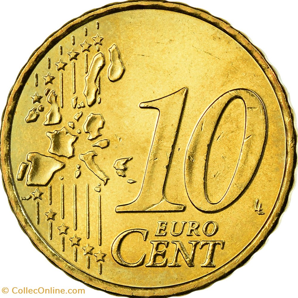 monnaies euros a france 2006 10 cents grece