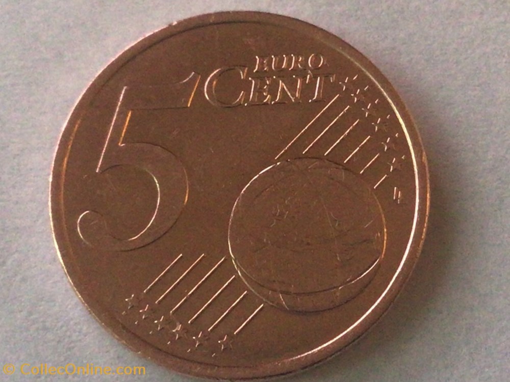 monnaies euros 2001 5 cent france