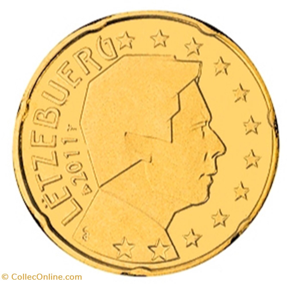 2011 - 20 cents - Luxembourg monnaies euros a 2011 20 cents luxembourg