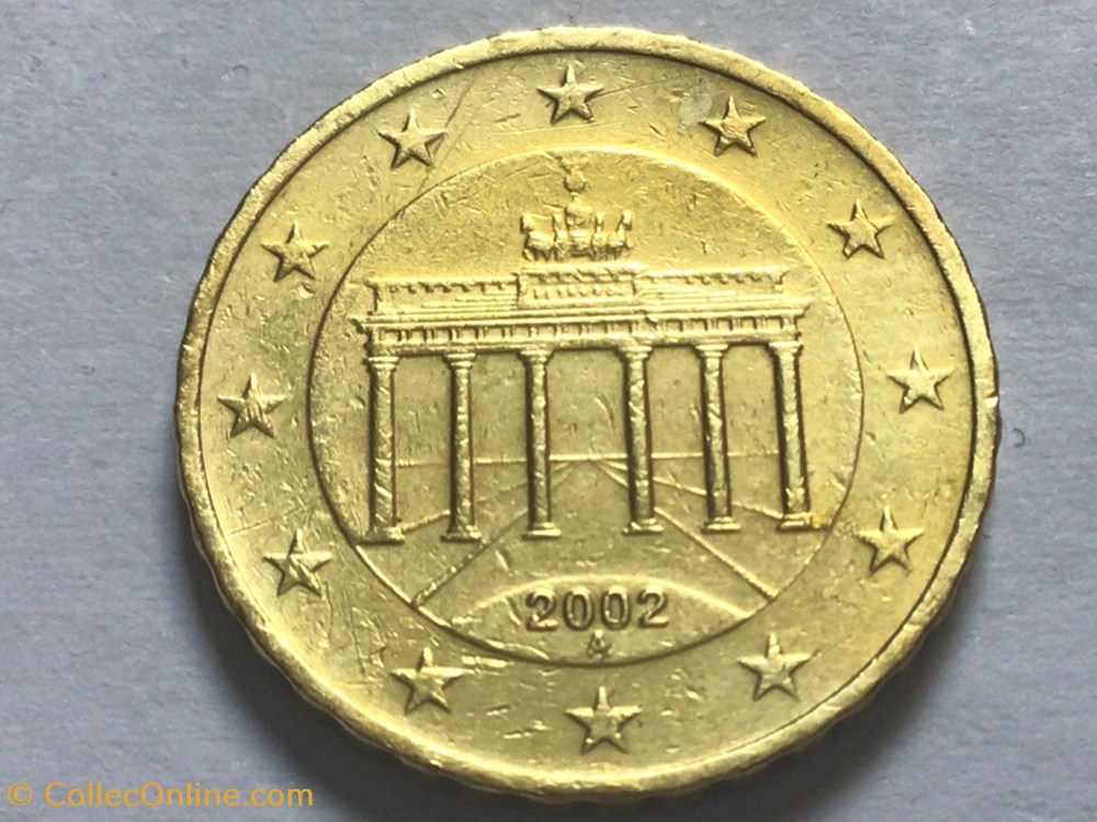 2002 - 10 cent A - Allemagne monnaies euros 2002 10 cent a allemagne