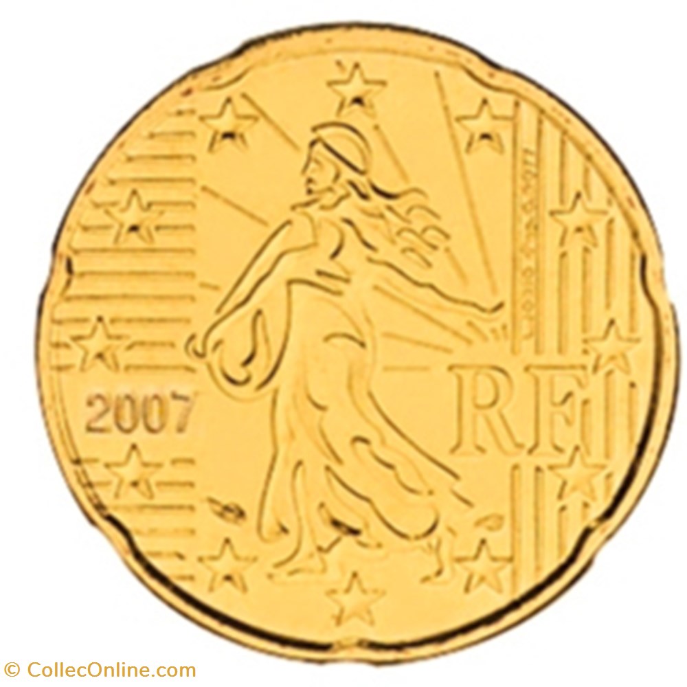 monnaies euros 2007 20 cents france