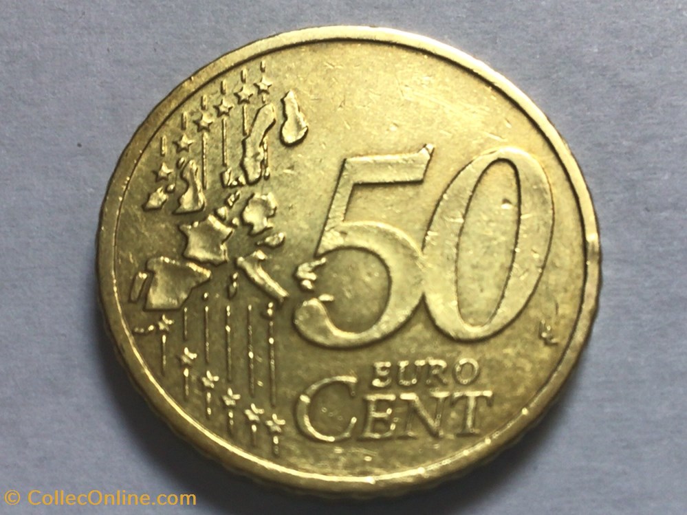 2002 - 50 cents A - Allemagne monnaies euros 2002 50 cents a allemagne