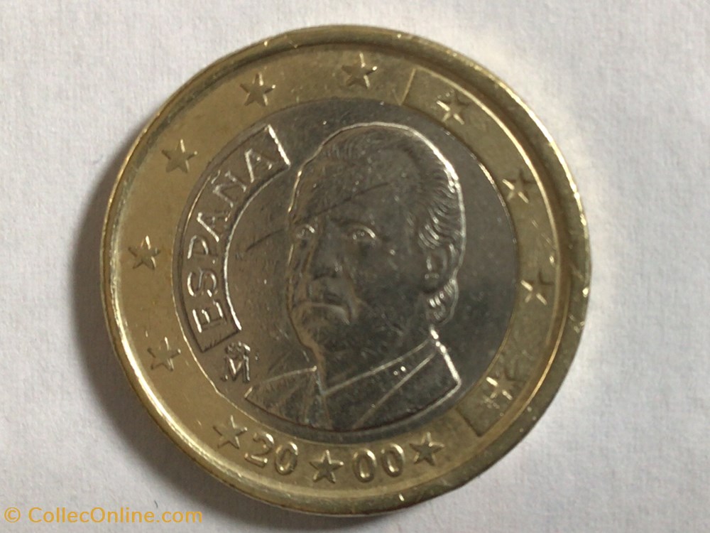 monnaies euros 2000 1 euro espagne