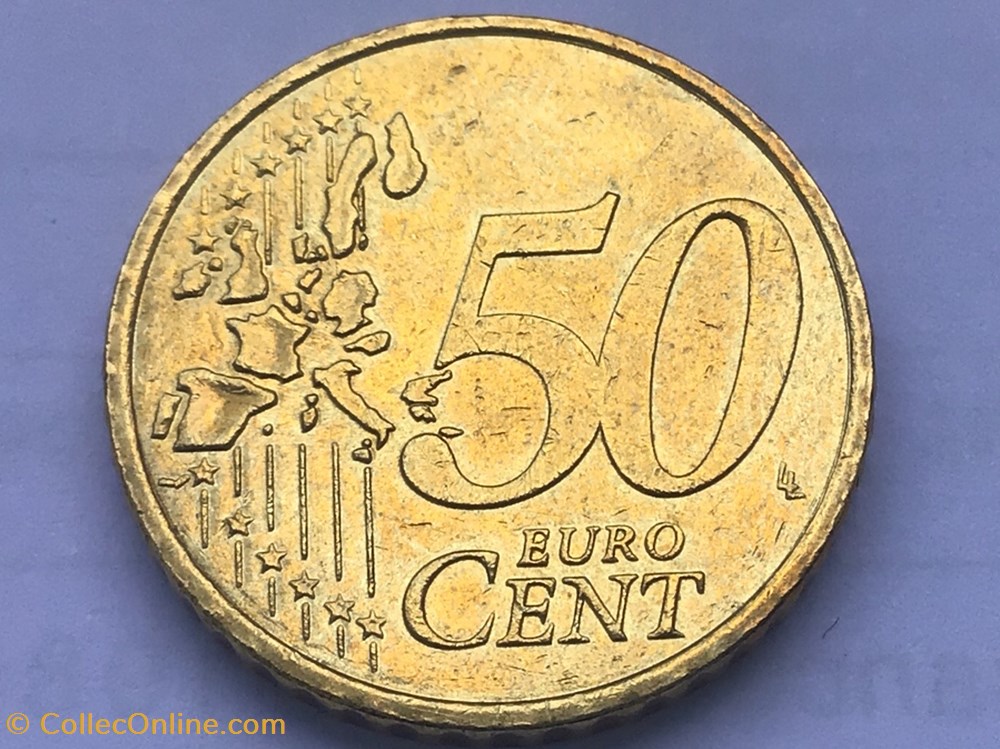 monnaies euros 2002 50 cents france
