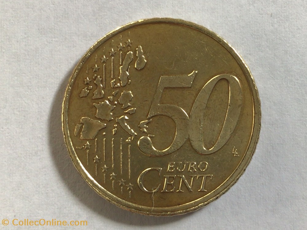 1999 - 50 cent - Pays-Bas monnaies euros 1999 50 cent pays bas