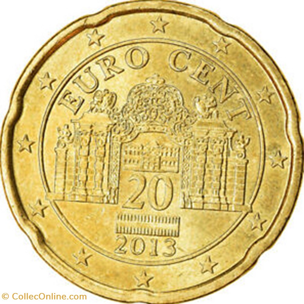 2013 - 20 cents - Autriche monnaies euros 2013 20 cents autriche