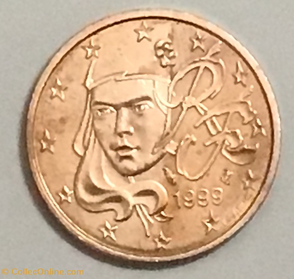 monnaies euros 1999 5 cent france
