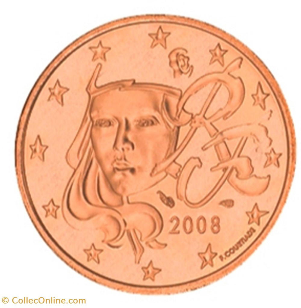 2008 - 5 cent - France monnaies euros 2008 5 cent france