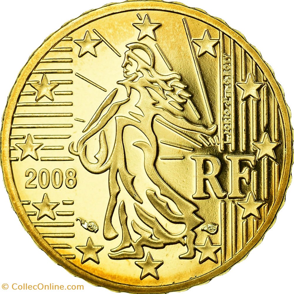 2008 - 10 cent - France monnaies euros 2008 10 cent france