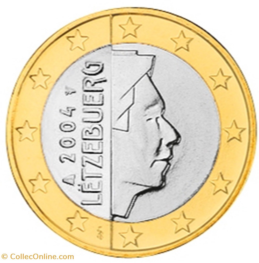 2004 - 1 euro - Luxembourg monnaies euros a 2004 1 euro luxembourg