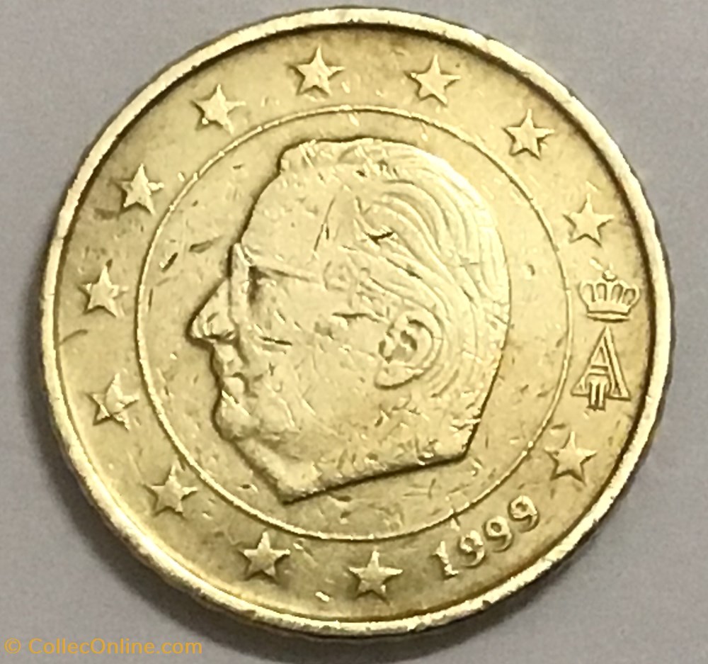 monnaies euros a 1999 50 cent belgique