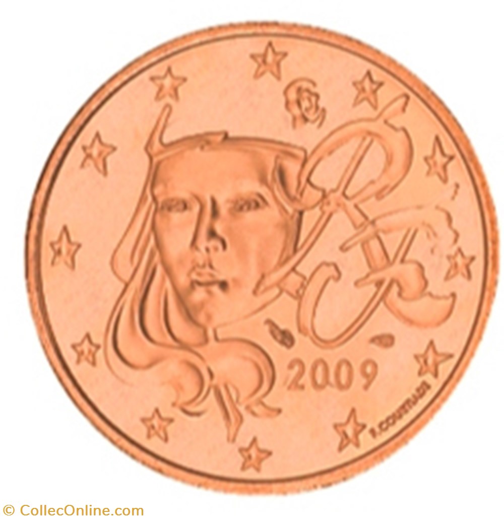 2009 - 2 cent - France monnaies euros 2009 2 cent france