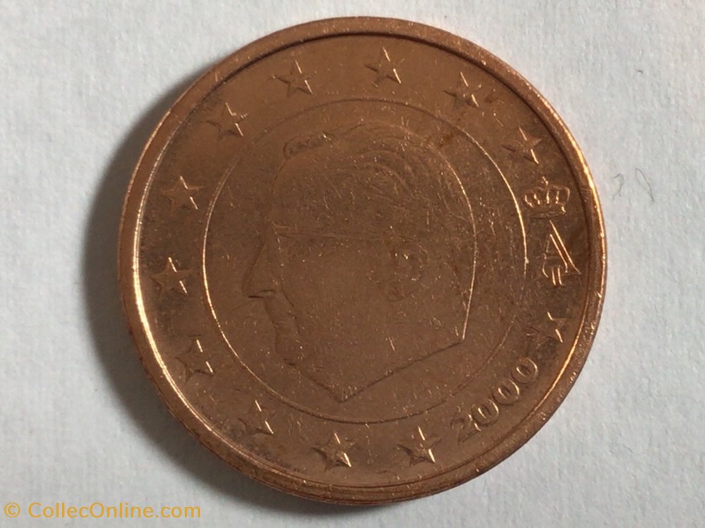 2000 - 2 cents - Belgique monnaies euros a 2000 2 cents belgique