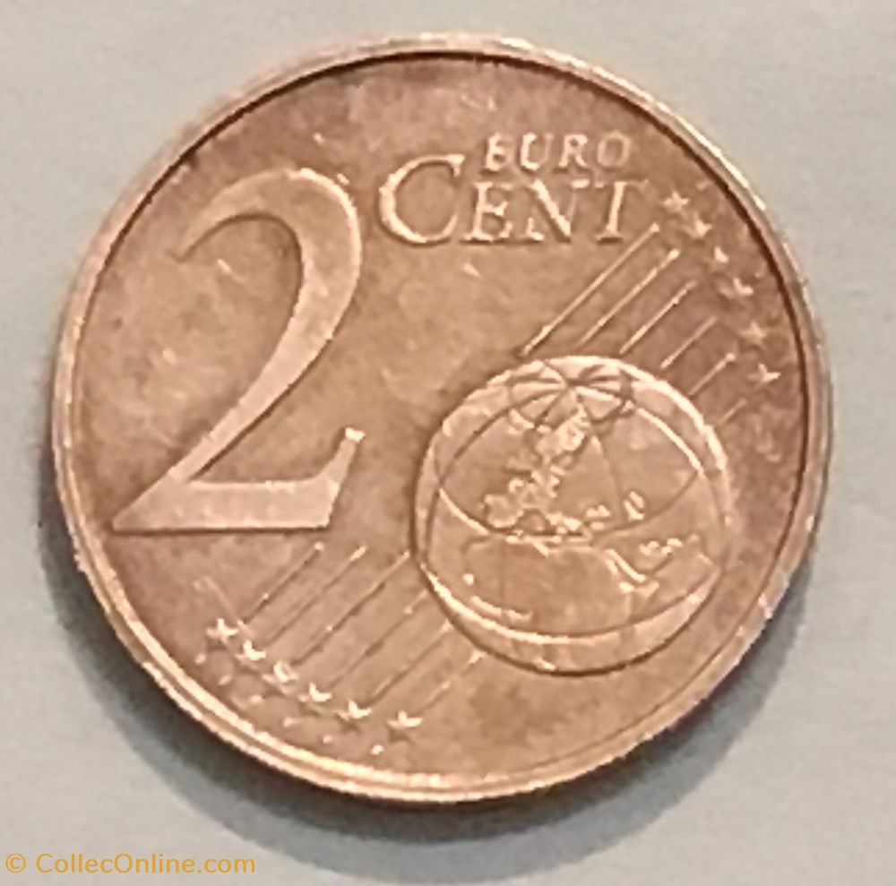 monnaies euros 2007 2 cent france