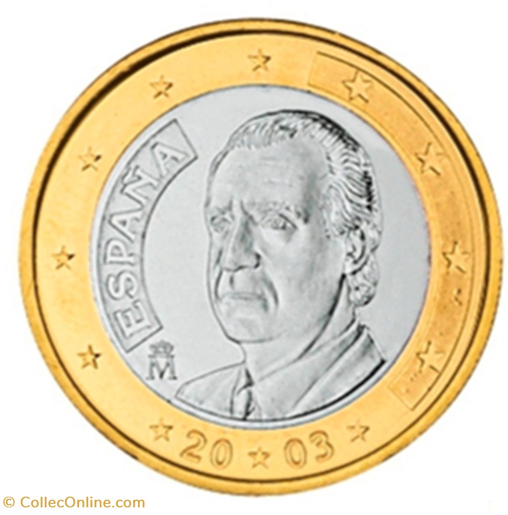 2003 - 1 euro - Espagne monnaies euros 2003 1 euro espagne